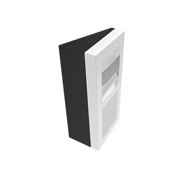 Surface installation - Wedge Backplate - 2 modules