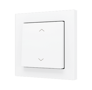 ZS55 - Simple Soft push button for 2 binary inputs 55x55 mm - Zennio
