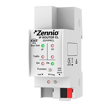 IP Router CL — Interfaces IP/USB/RF vers KNX de Zennio