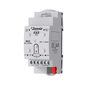 KCI 4 S0 — Compteur de consommation KNX de Zennio
