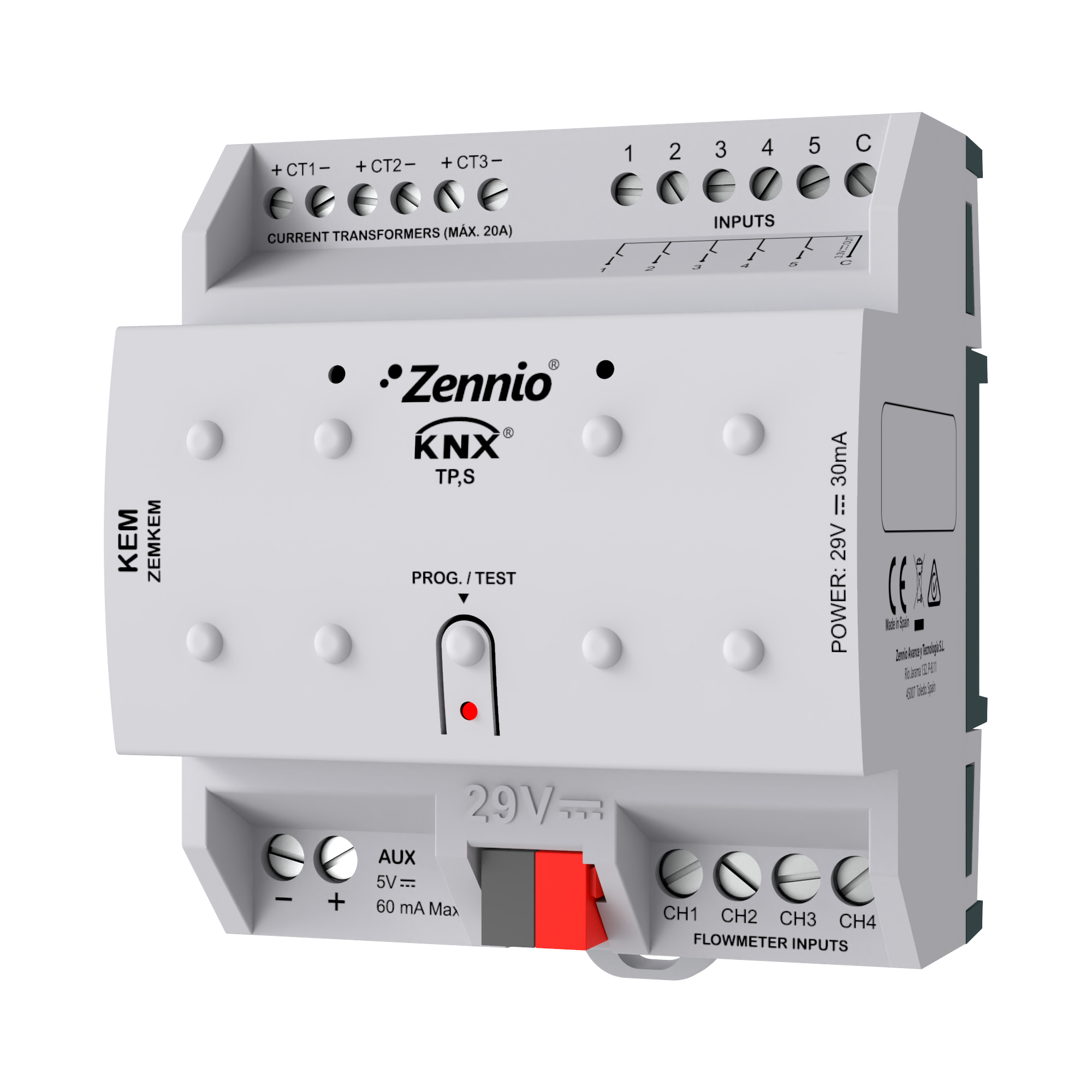 KEM — Compteur de consommation KNX de Zennio