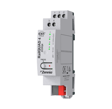 RailQUAD 4 — Entrées KNX de Zennio