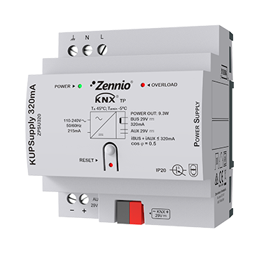KUPSupply 320mA — Alimentations KNX de Zennio