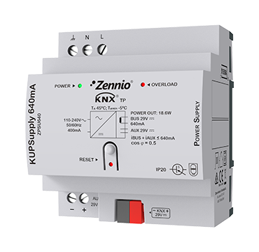 KUPSupply 640mA — Alimentations KNX de Zennio