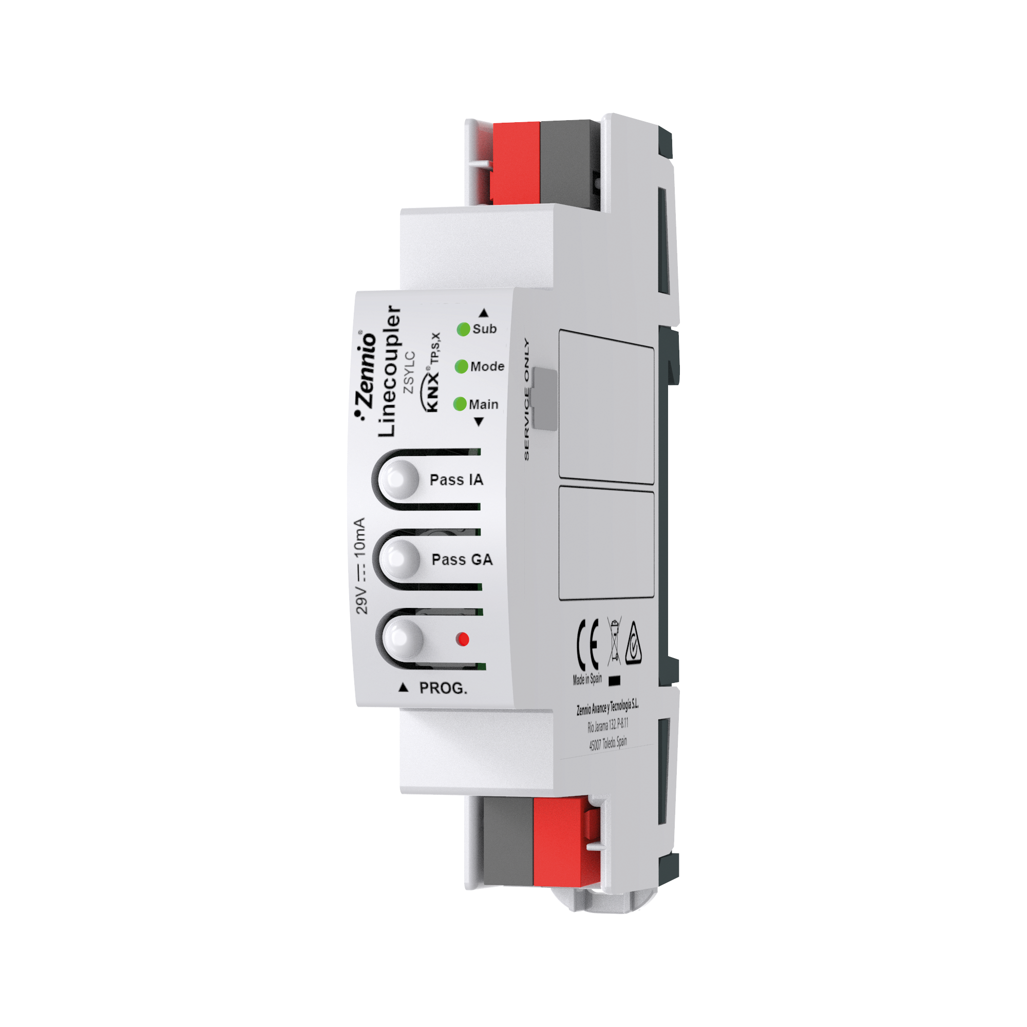Coupleur de ligne KNX Linecoupler pour rail DIN · Zennio