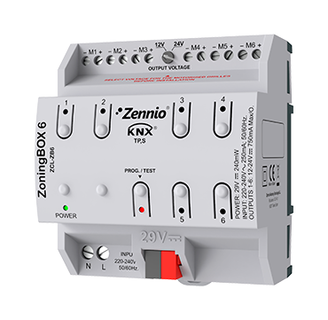 ZoningBOX 6 — Zoning KNX de Zennio